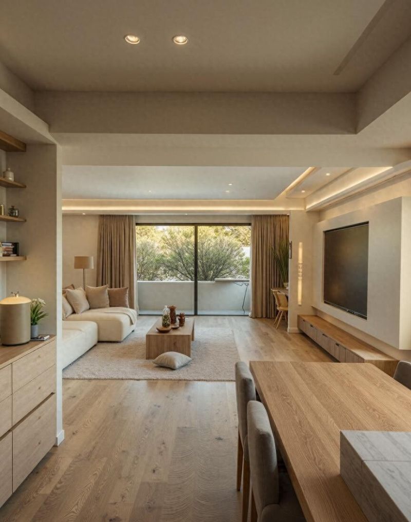 原木风客厅设计，让人宅家不想出门的迷人魅力