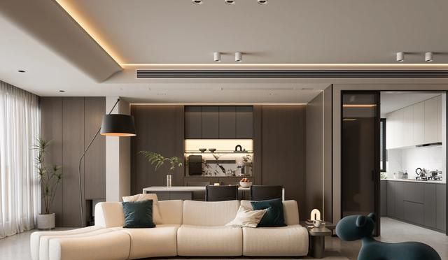 意式极简无主灯横厅,演绎极简美学新风尚 【仕寰家居】意式极简无主灯横厅极简美学 - 家居知识