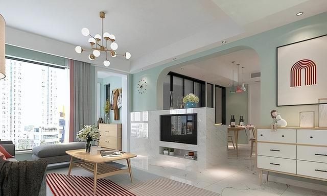 杭州夫妻96㎡北欧风三居室,简约设计尽显高级感 杭州夫妻很有远见,把96㎡三居室装成北欧风,简约中突出设计效果 - 家居知识