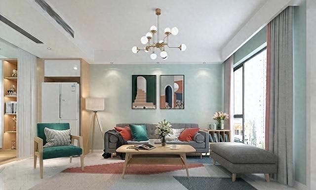 杭州夫妻96㎡北欧风三居室，简约设计尽显高级感