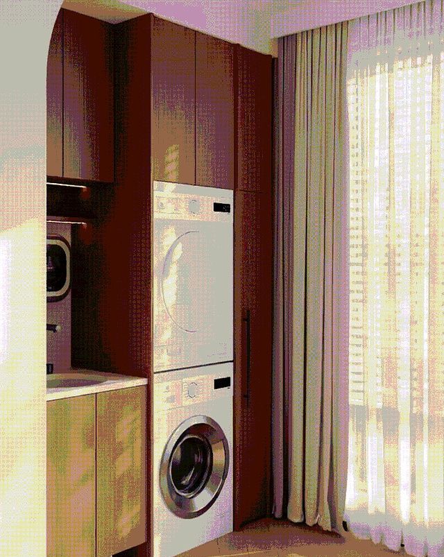 被“洗衣柜抽拉”圈粉了！打开思路后，一点空间都不会浪费 - 家居知识