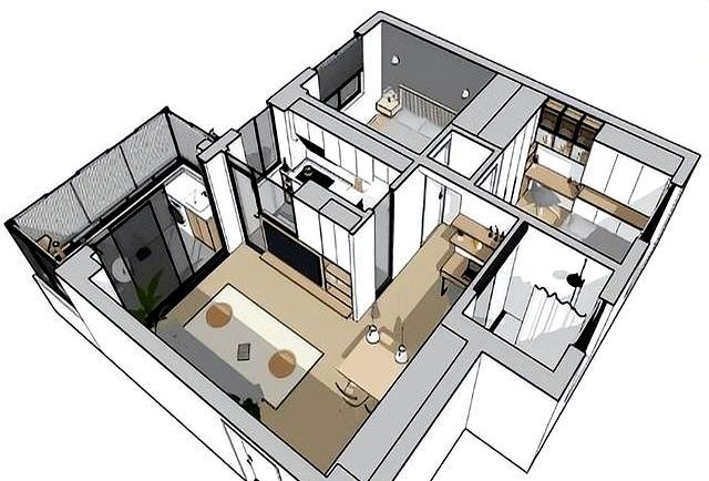 90后夫妻64㎡新房，极简装修，却布置得精致高级，太有品位了！ - 家居知识