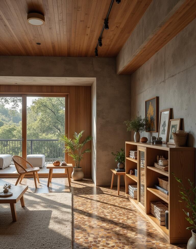 侘寂风+原木风混搭,装出岁月静好的高级松弛感! 被问爆的「侘寂风+原木风」混搭,装出了岁月静好的松弛感! - 家居知识