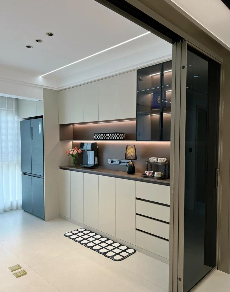 多亏木工师傅！我家餐边柜设计火了，100万人都在看 - 家居知识