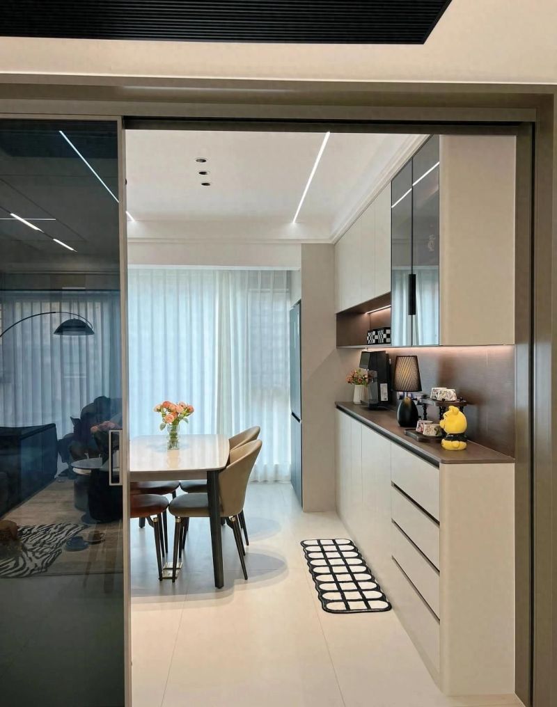 多亏木工师傅！我家餐边柜设计火了，100万人都在看 - 家居知识