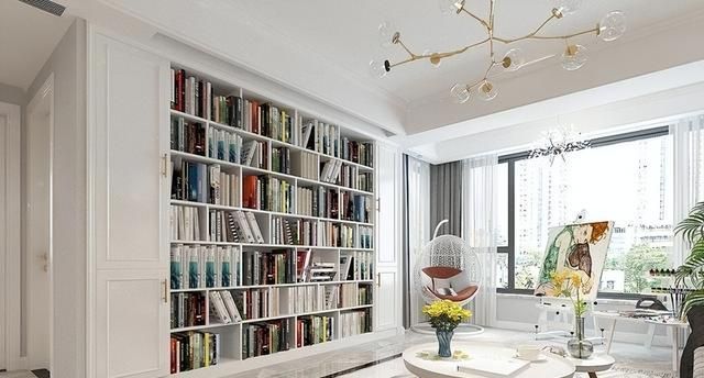 深圳夫妻巧改电视墙为书柜,满屋书香引热议 这对深圳夫妻有远见,取消传统电视墙,改作书柜,全屋充满书香气 - 家居知识