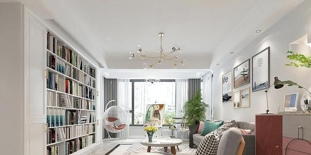 深圳夫妻巧改电视墙为书柜,满屋书香引热议 这对深圳夫妻有远见,取消传统电视墙,改作书柜,全屋充满书香气 - 家居知识