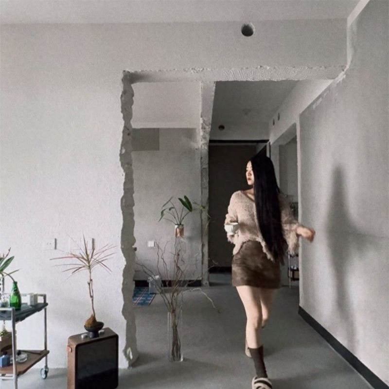 河南姑娘晒出“毛坯风”装修，只刷腻子不做门，虽粗糙却省钱省心 - 家居知识