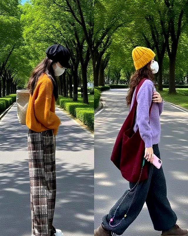 早秋很火的24套撞色风—森系甜美风+美式复古风，时髦酷飒随性 - 家居知识