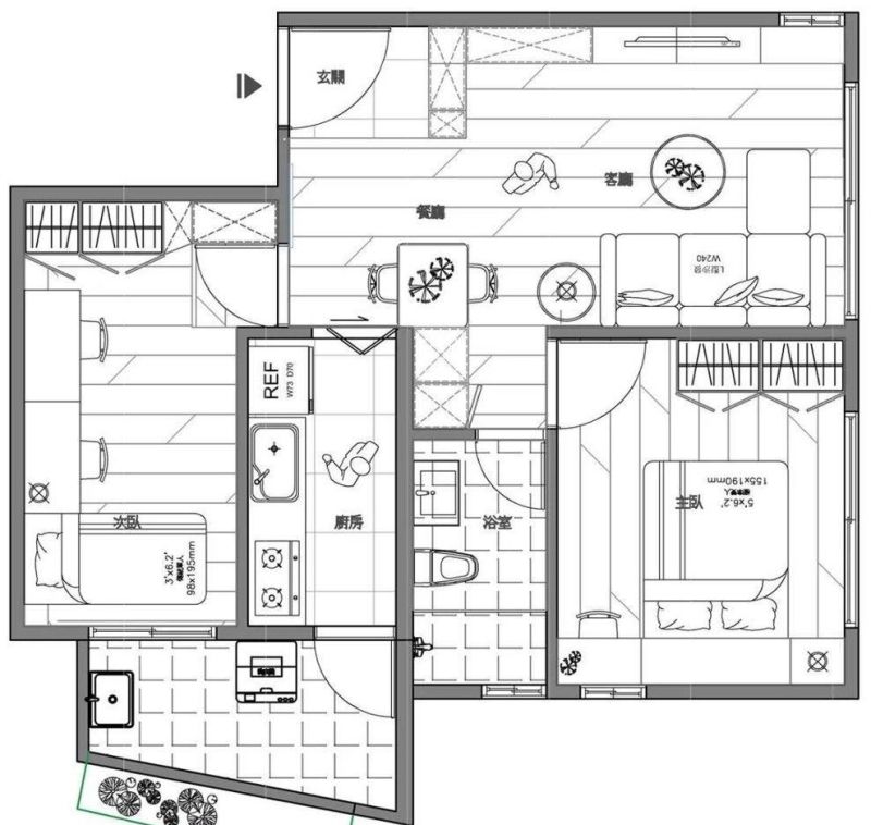 59㎡日系小户型改造指南,文艺小清新轻松get 不花哨不华丽,59㎡小户型也能有日系文艺小清新!快来看看怎么做 - 家居知识
