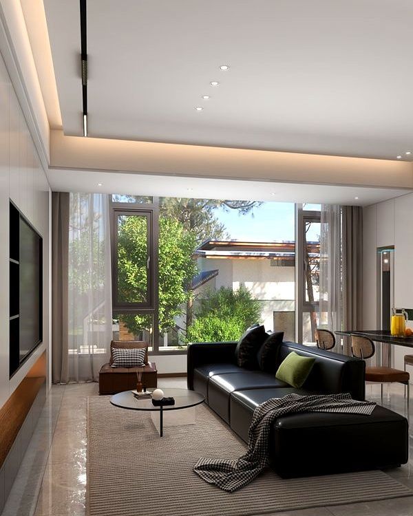 客厅一体电视柜设计惊艳全网,实用与颜值并存成家装新宠 这是我见过最满意的家:光客厅一体电视柜让无数人效仿!实用漂亮 - 家居知识