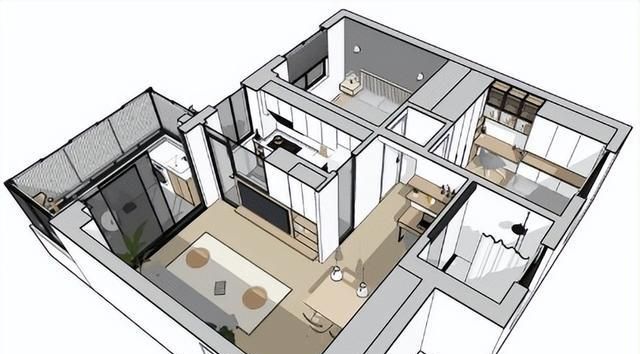 90后夫妻64㎡新房，极简装修，却布置得精致高级，太有品位了！ - 家居知识