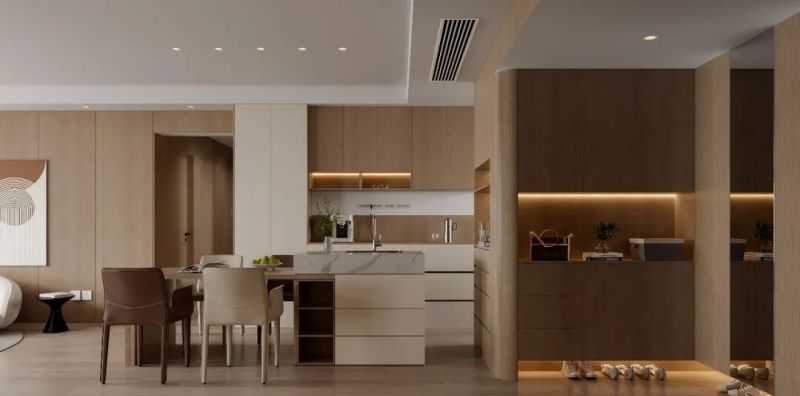 设计作品｜中海铂悦世家 145㎡原木风，拥抱自然的家 - 家居知识