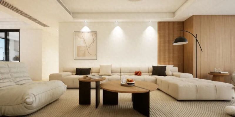 原木暖调打造虹口业主家的舒适生活质感