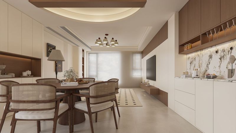 拿捏氛围感，148㎡中古风装修，极简不失浪漫的氛围感小家 - 家居知识