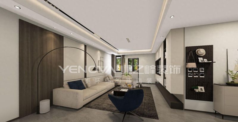 145㎡现代风格装修案例，唐山珑湖丽宫雅致生活空间