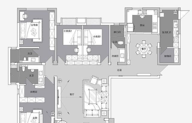 200+㎡现代极简艺术宅,美学与功能的完美融合 200+㎡现代极简风格设计:艺术感和美感相融合 - 家居知识