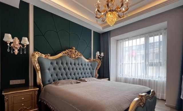 240㎡复古轻奢装修范本,巧妙驾驭多色彩不杂乱 装修时色彩太多怕杂乱?这份240㎡复古轻奢范本请收好! - 家居知识