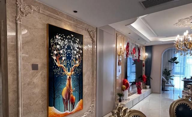 240㎡复古轻奢装修范本,巧妙驾驭多色彩不杂乱 装修时色彩太多怕杂乱?这份240㎡复古轻奢范本请收好! - 家居知识