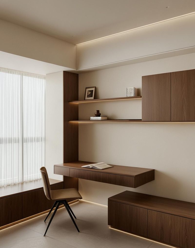 中古极简的舒适感！暖棕与米白织就的温柔滤镜，将疲惫滤成松弛！ - 家居知识