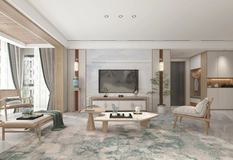 110㎡新中式风格：家不一定要多奢华，但一定要有品味 - 家居知识