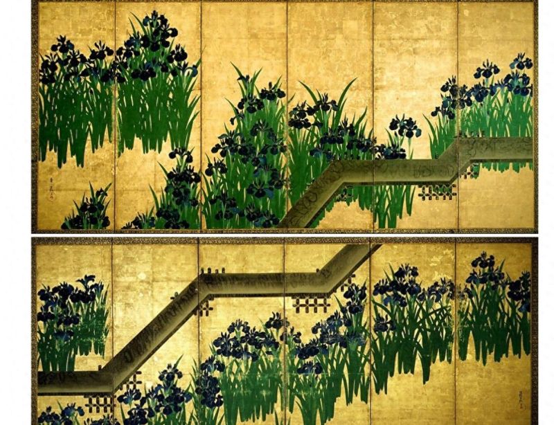 光琳派巅峰之作，纯日式装饰美学的极致呈现