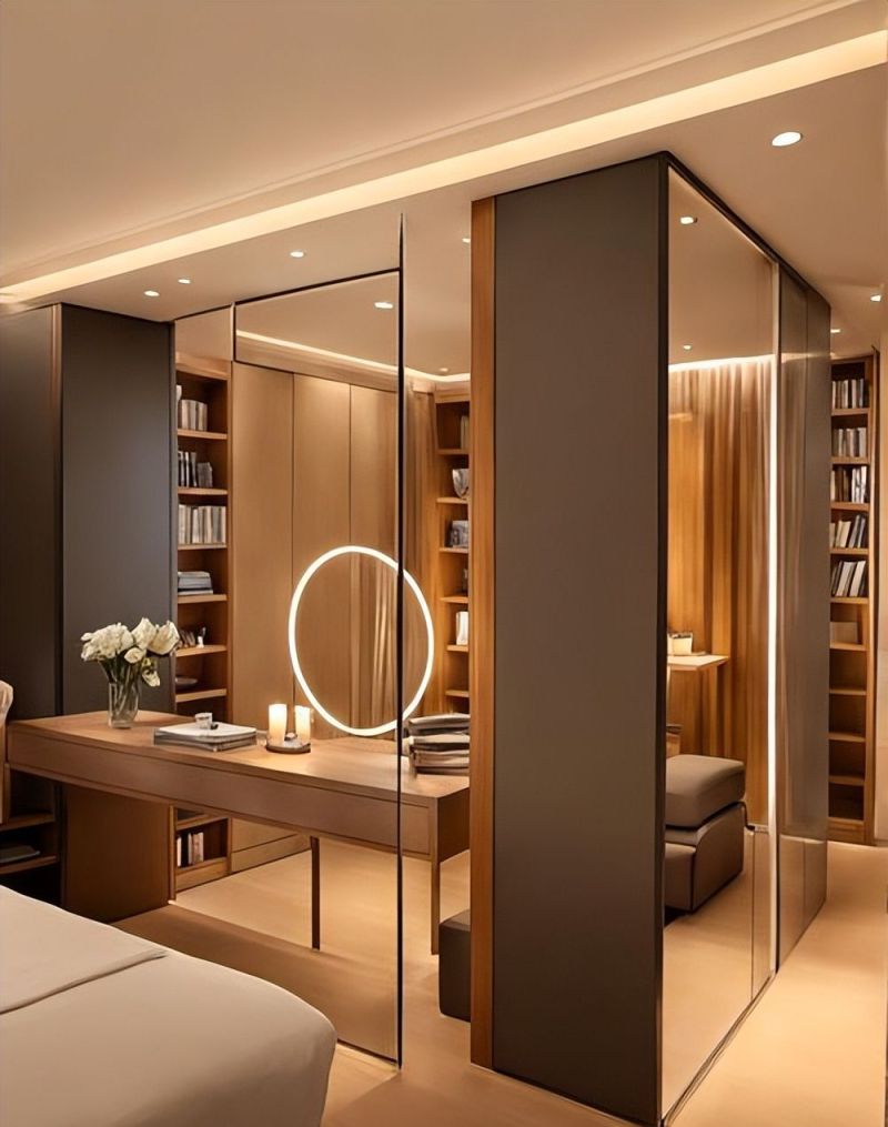 老公真聪明，卧室加个隔断，就出来一个衣帽间 - 家居知识