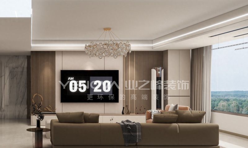 130㎡现代风格装修案例,唐山中天·南湖玥简约美学设计 唐山中天·南湖玥130平方米现代风格装修效果案例|业之峰装饰 - 家居知识