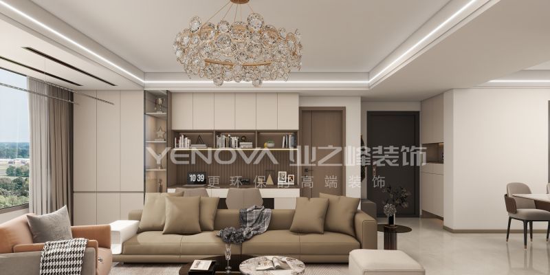 130㎡现代风格装修案例,唐山中天·南湖玥简约美学设计 唐山中天·南湖玥130平方米现代风格装修效果案例|业之峰装饰 - 家居知识