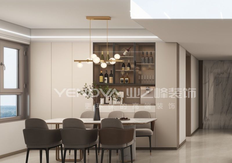 130㎡现代风格装修案例,唐山中天·南湖玥简约美学设计 唐山中天·南湖玥130平方米现代风格装修效果案例|业之峰装饰 - 家居知识