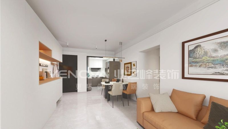 唐山新城澜樾府115平方米现代简约风格装修效果案例|业之峰装饰 - 家居知识