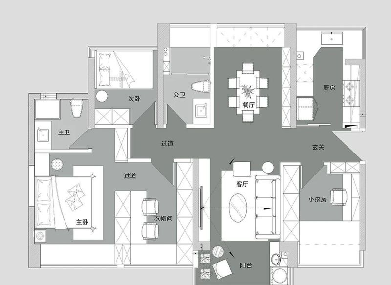 深圳100㎡现代风格：小房子也能住出大平层的感觉 - 家居知识