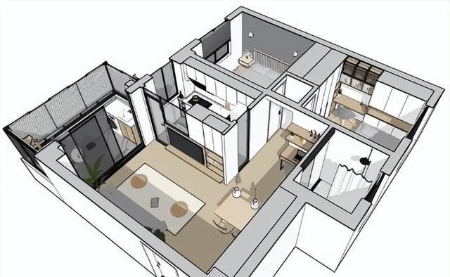 90后夫妻64㎡新房，极简装修，却布置得精致高级，太有品位了！ - 家居知识