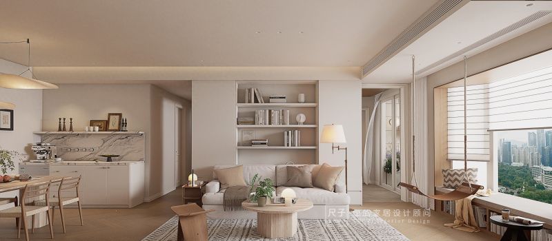 原木休闲风，松弛感满溢的温柔浪漫诗意之家