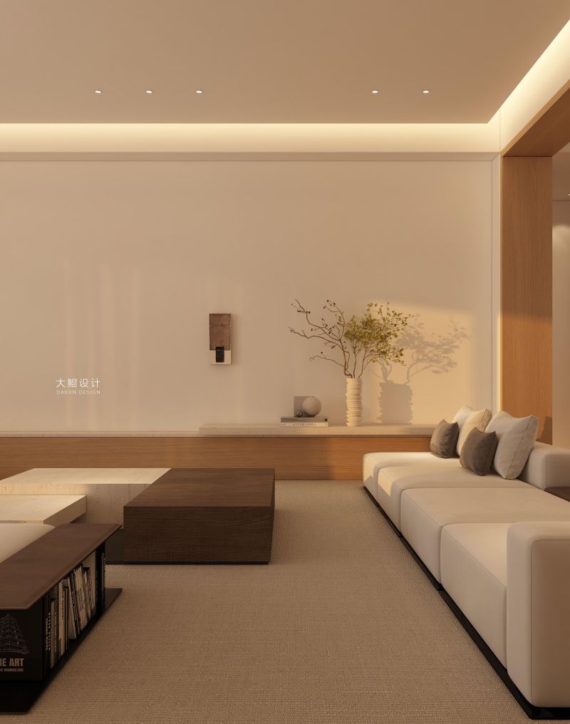 自然原木风-更适合人居的别墅空间设计天与云与山与水，上下一白 - 家居知识