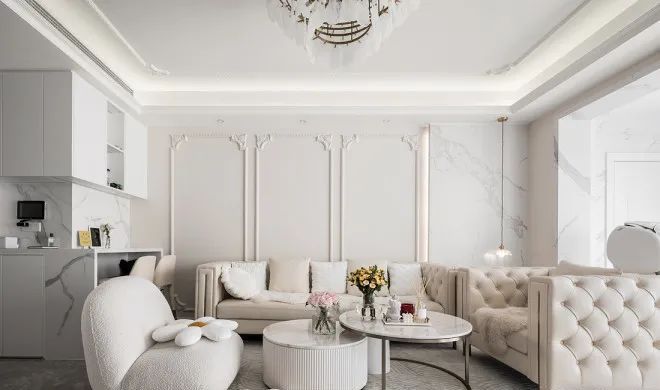 189㎡轻法式，奶油白太太太治愈了 - 家居知识