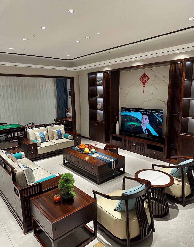 28万打造新中式小家,高级感拉满的装修太惊艳! 28w的新中式小家….新中式装修真的越看越高级啊!! - 家居知识