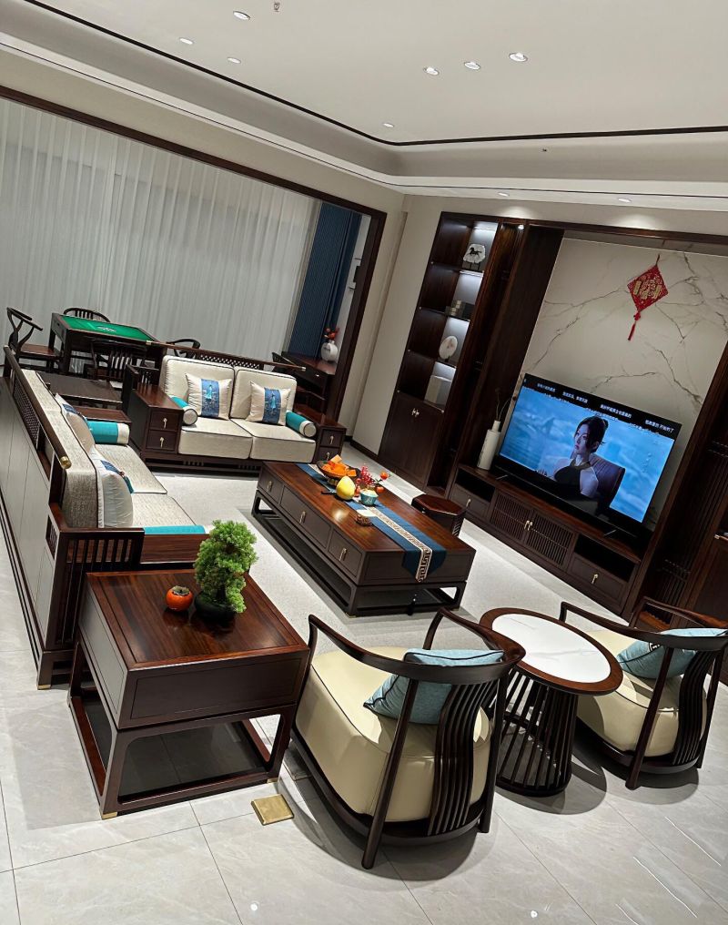 28万打造新中式小家,高级感拉满的装修太惊艳! 28w的新中式小家….新中式装修真的越看越高级啊!! - 家居知识