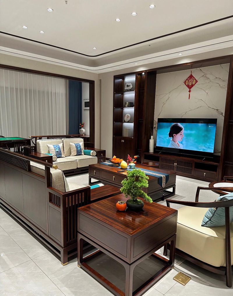 28万打造新中式小家,高级感拉满的装修太惊艳! 28w的新中式小家….新中式装修真的越看越高级啊!! - 家居知识