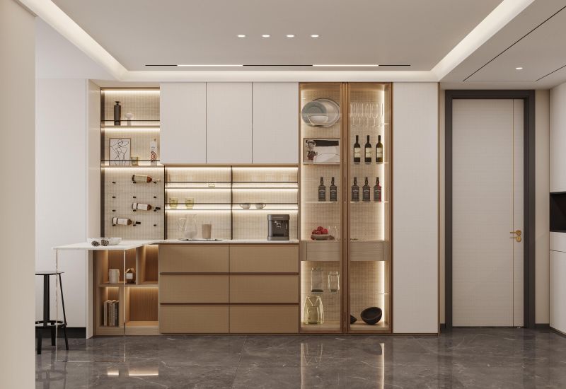 8款神仙餐边柜设计分享✨轻奢感直接拉满！ - 家居知识