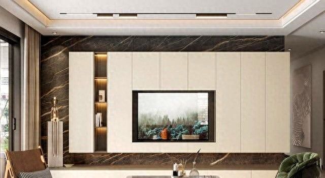 邻居家的整墙定制电视柜太惊艳了，你家还空着？