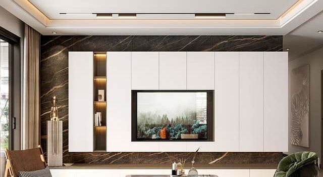 你家电视墙还空着？邻居早就做了整墙定制柜，效果惊艳 (2) - 家居知识