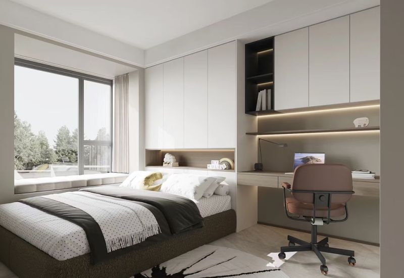 现代简约风效果图+户型图 解析7大空间设计亮点 - 家居知识