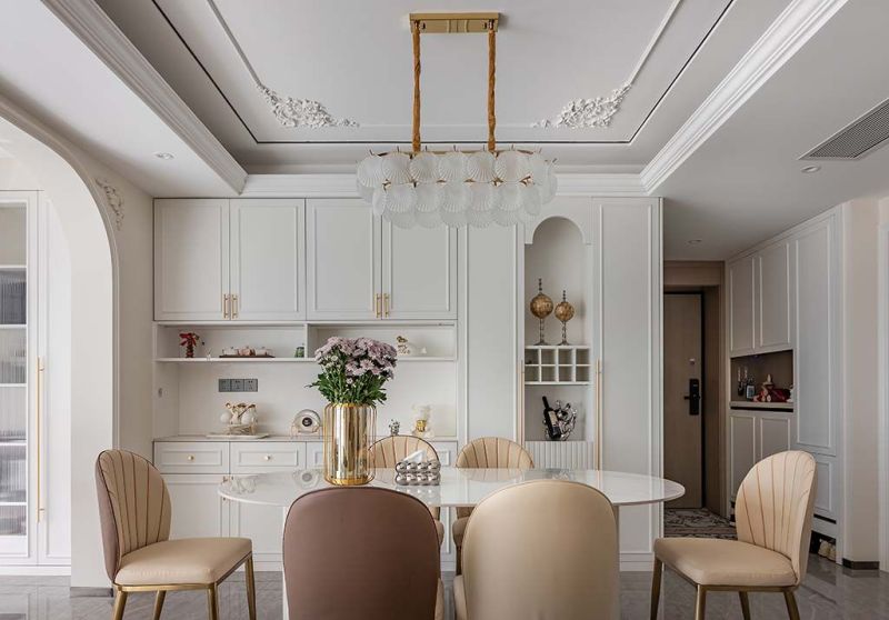 136㎡法式奶油|浪漫优雅藏在石膏线与柔光里 - 家居知识