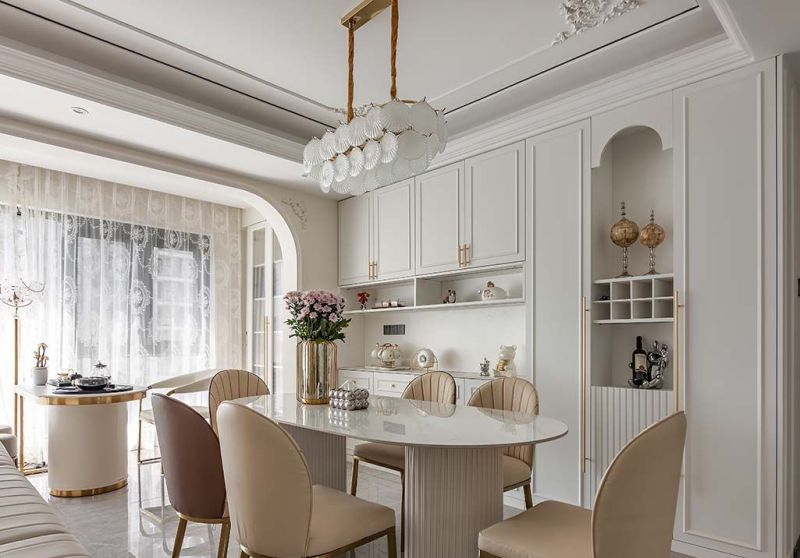 136㎡法式奶油|浪漫优雅藏在石膏线与柔光里 - 家居知识