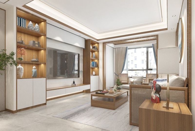 100㎡新中式风格：不失韵味，又捎带点禅意 - 家居知识