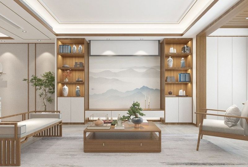 100㎡新中式风格：不失韵味，又捎带点禅意 - 家居知识