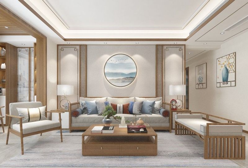 100㎡新中式风格：不失韵味，又捎带点禅意 - 家居知识