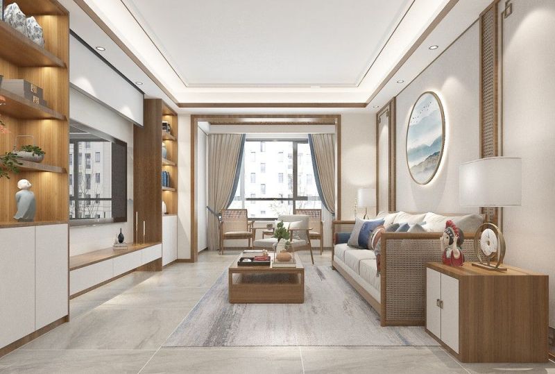 100㎡新中式风格：不失韵味，又捎带点禅意 - 家居知识