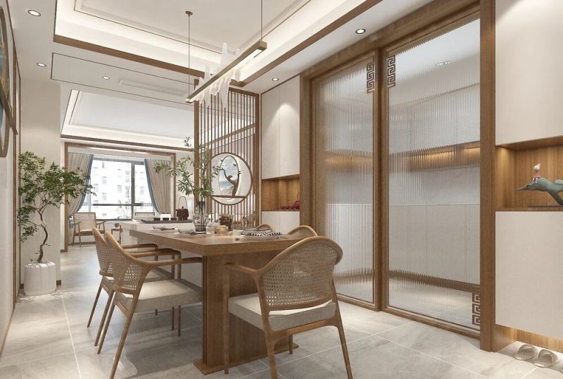 100㎡新中式风格：不失韵味，又捎带点禅意 - 家居知识